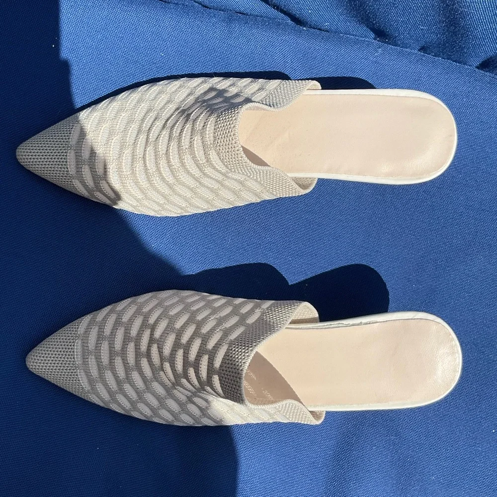 Tan size 35 Heeled Mule - Picture 2 of 4